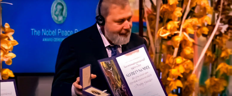 Why did Russian journalist Dmitry Muratov auction off his Nobel Peace Prize medal?