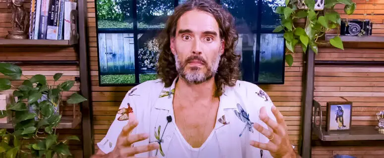 In Sept. 2023, which claims did comedian Russell Brand deny before they were published?