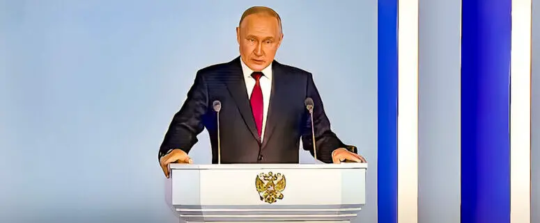 According to Putin's Feb. 2023 State of the Nation speech