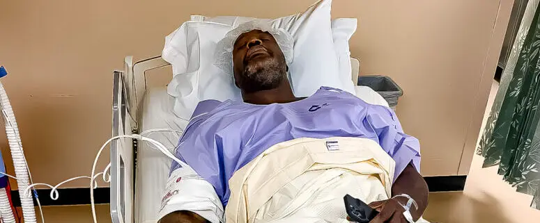 Why was Shaquille O’Neal in a hospital?