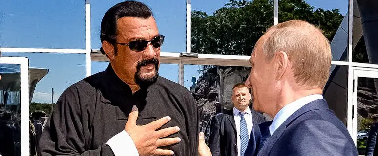 Which country gave Steven Seagal a humanitarian award?